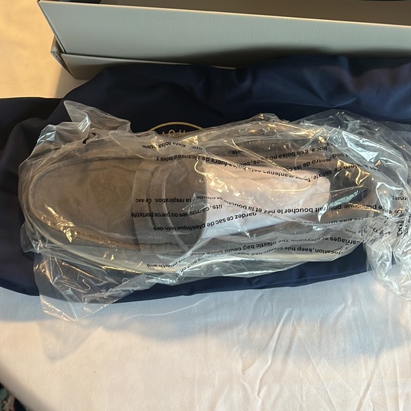 $250 Johnston & Murphy Size 9 Suede Natural Latex Sole Penny Loafer Shoes NWB - Picture 4 of 9